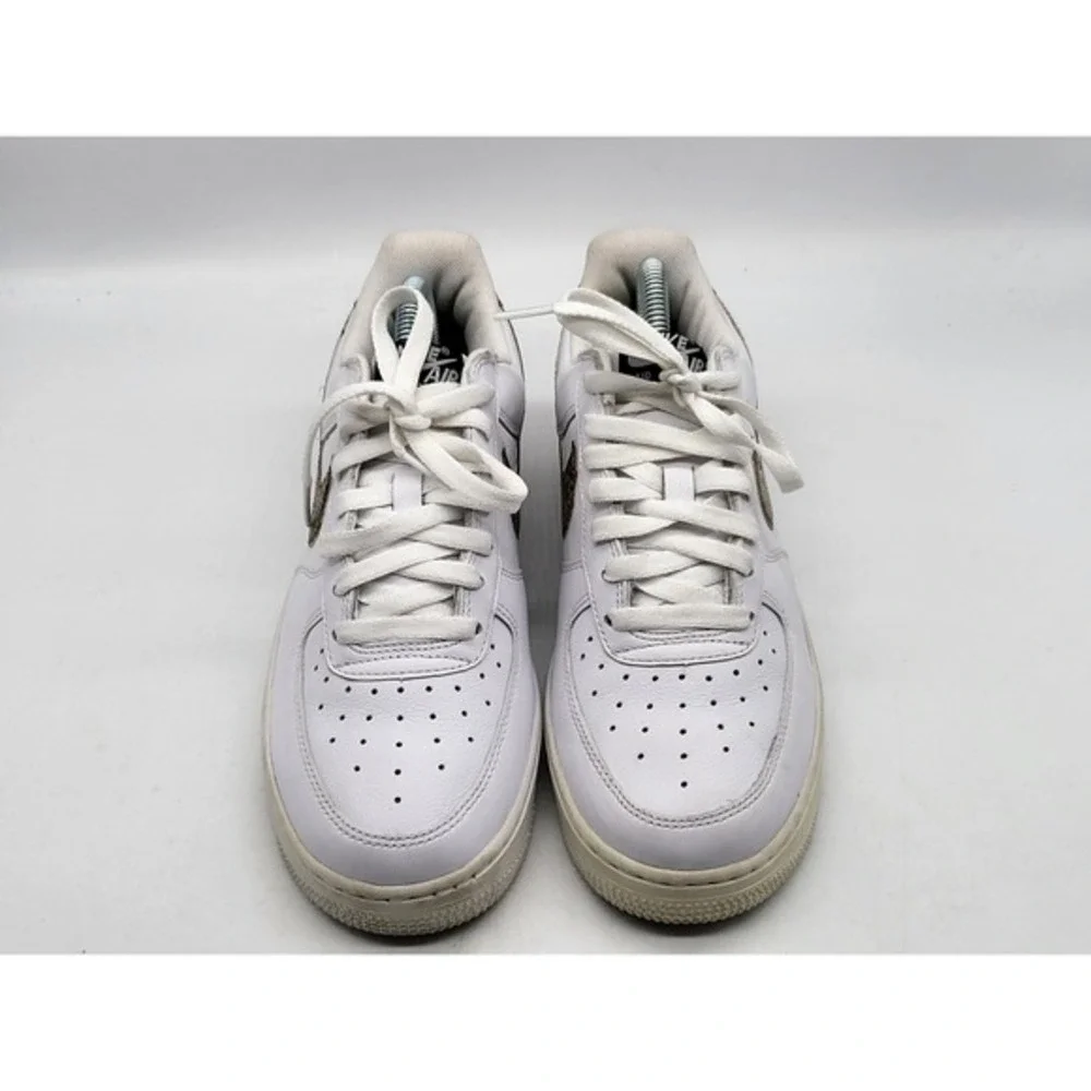 Nike Air Force 1 Low‎ Retro Ivory Snake 2019 Womens Size 7 Leather Sneakers
